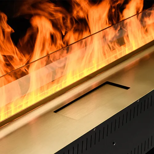 Электрический 3D-камин FireLine 1000 Латунь