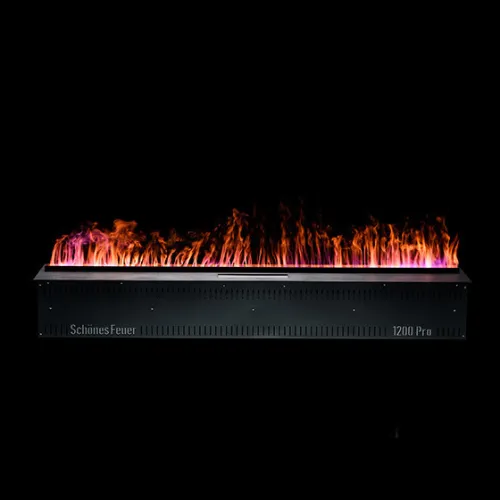 Встраиваемый электрический 3D-камин 1200 Blue Pro (с эффектом cинего пламени)