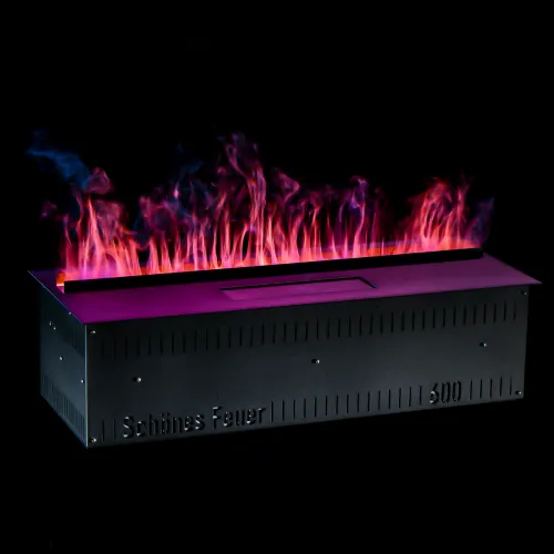 Встраиваемый электрический 3D-камин FireLine 600 Blue