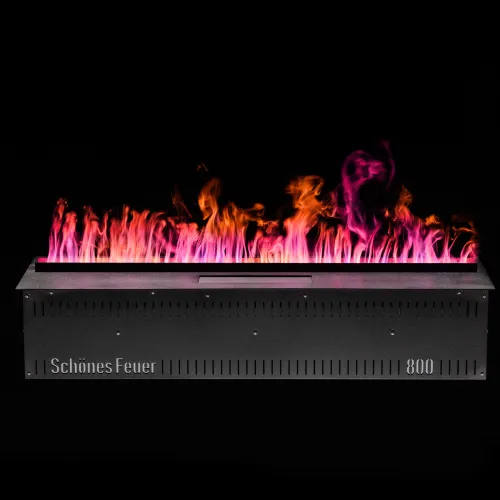 Встраиваемый электрический 3D-камин FireLine 800 Blue